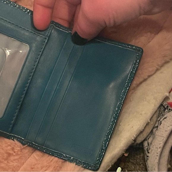 Vintage COACH green small wallet - Picture 4 of 7